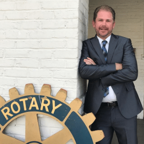 Zeb Welborn is the Chino Rotary Club President for 2017/2018