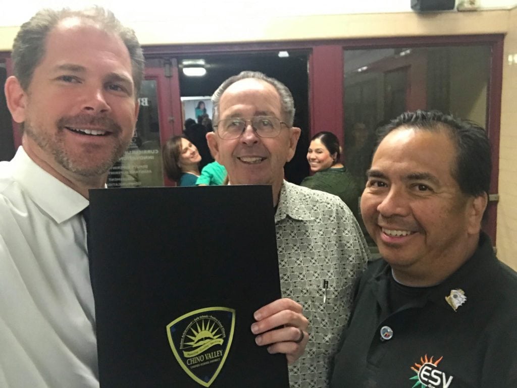 Chino Valley Unified School District Recognizes Chino Rotary Club